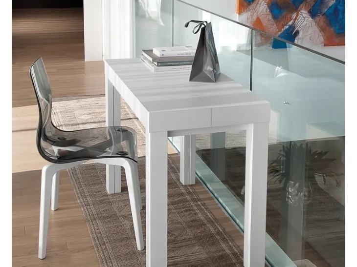 Sedia Gel in acrilico con gambe in legno di Domitalia