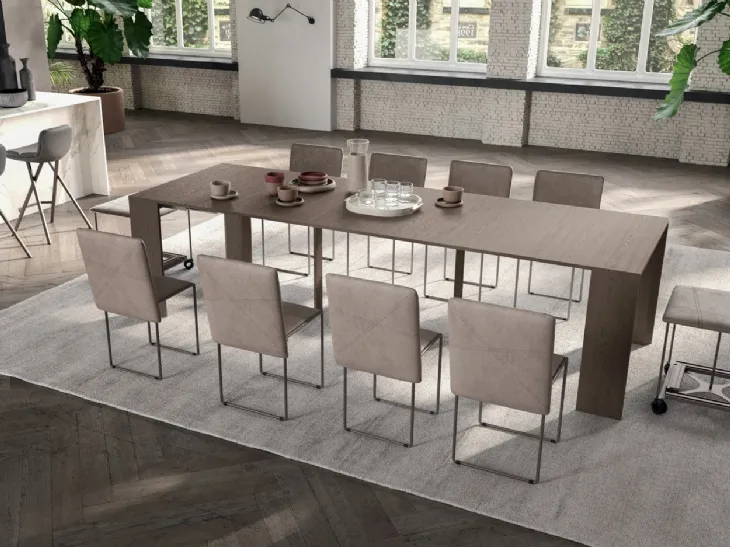 Consolle allungabile in Rovere Golia di Ozzio