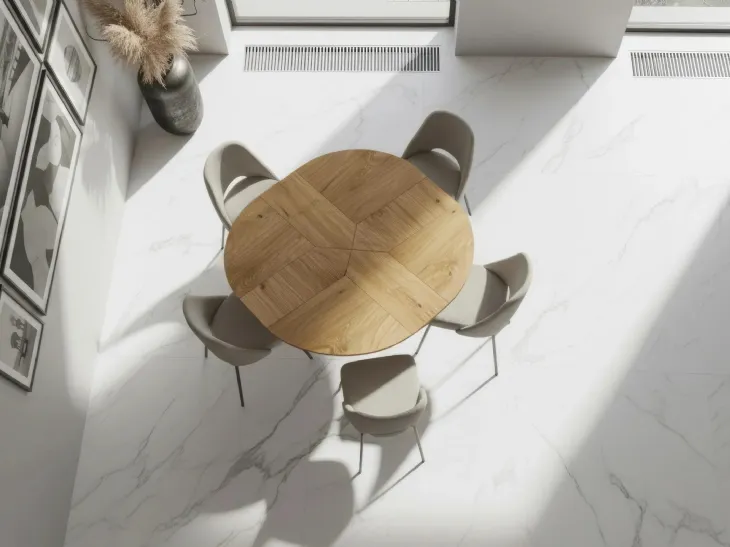 Tavolo moderno allungabile Croissant di Easyline