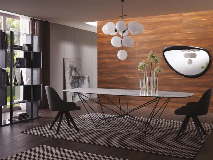 Tavolo Fil8 Fisso in Ceramica di Ozzio