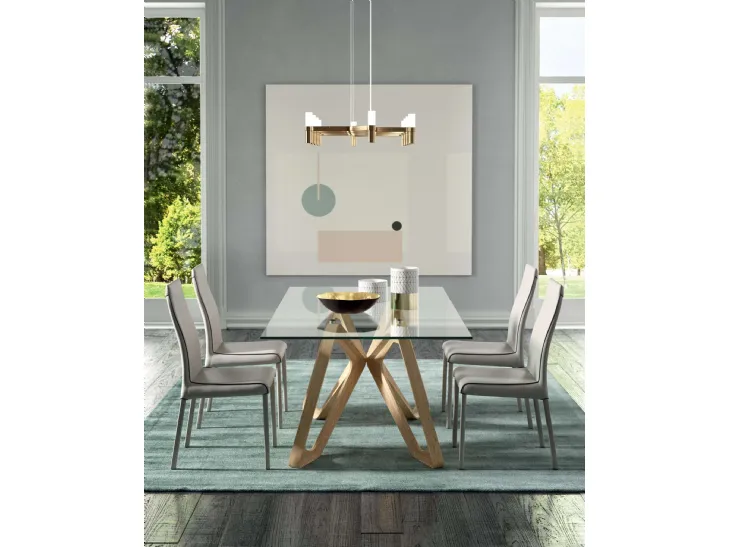 Tavolo in Cristallo Papillon di Ozzio