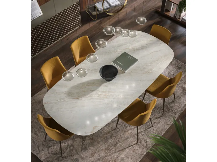 Tavolo Simposio in ceramica di Tonin Casa