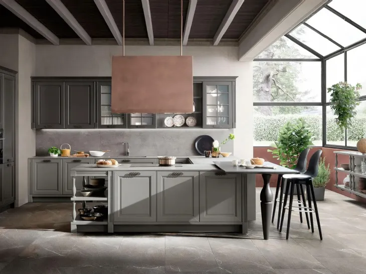 Cucina Classica con penisola Dolcevita 07 di Stosa