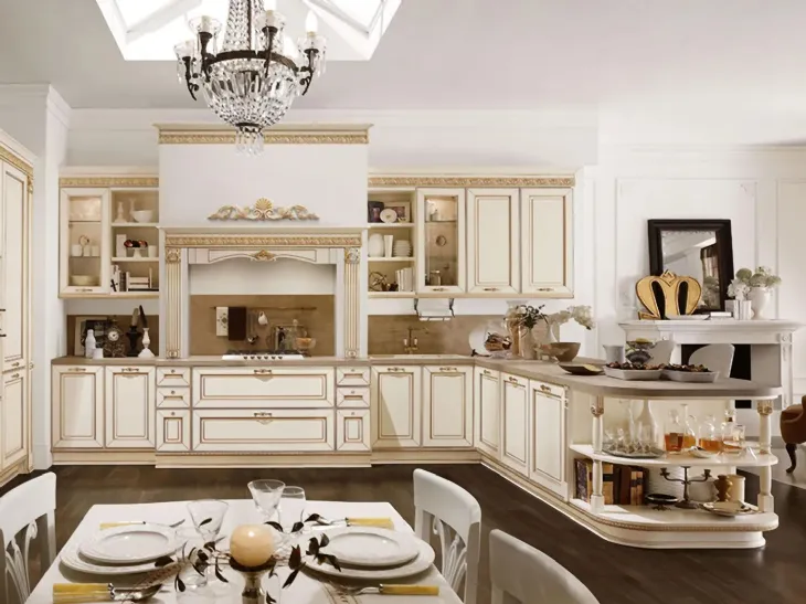 Cucina Classica con penisola Dolcevita 10 di Stosa