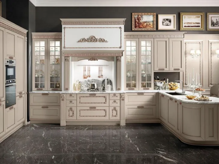 Cucina Classica con penisola Dolcevita 10 di Stosa