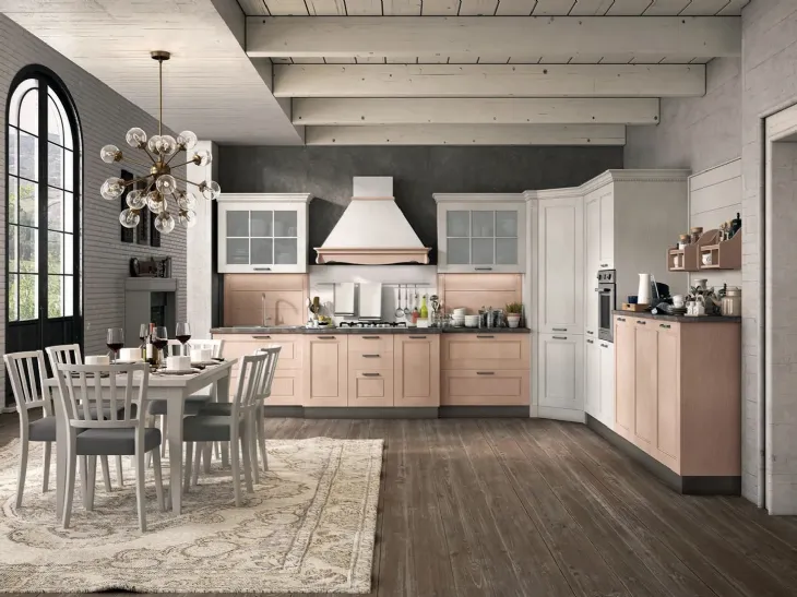 Cucina Classica angolare in Frassino Virginia 04 di Stosa