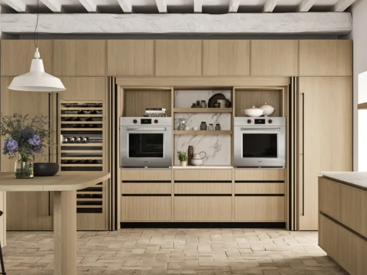Cucina Design a scomparsa Quadra 02 di Snaidero
