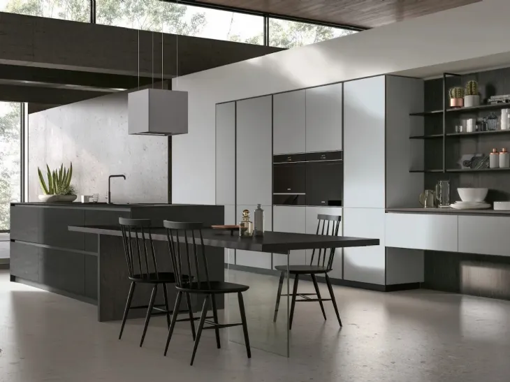 Cucina Moderna con isola Aliant 07 di Stosa