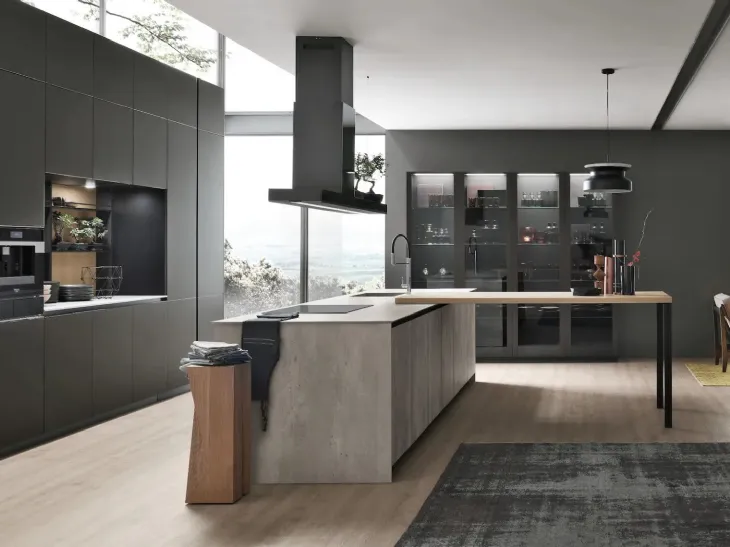 Cucina Moderna con isola Aliant 08 di Stosa