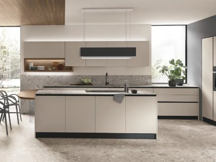 Cucina Moderna con penisola Infinity 06 di Stosa