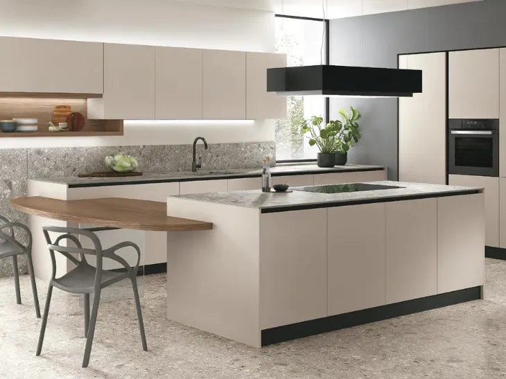 Cucina Moderna con penisola Infinity 06 di Stosa