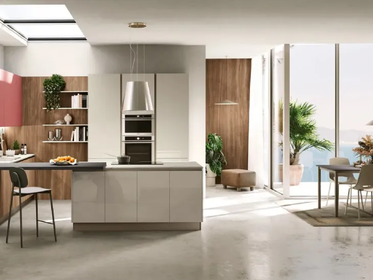Cucina Moderna con penisola Art-Lumia di Stosa