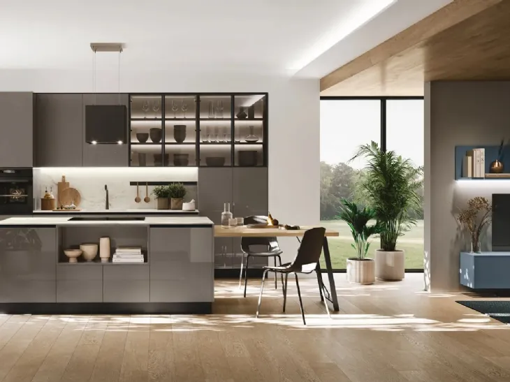 Cucina Moderna con isola Art-Lumia di Stosa