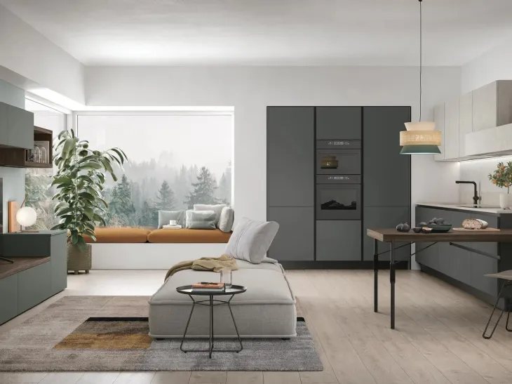 Cucina Moderna angolare Young 02 di Stosa