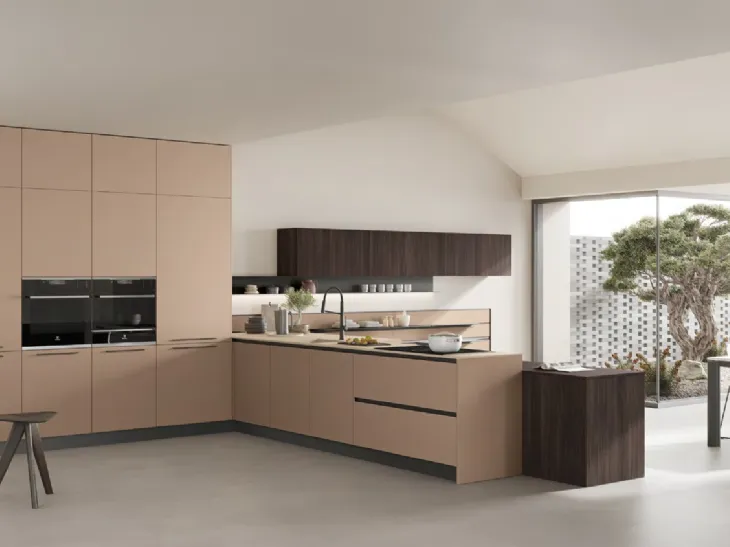 Cucina Moderna con penisola Young 03 di Stosa