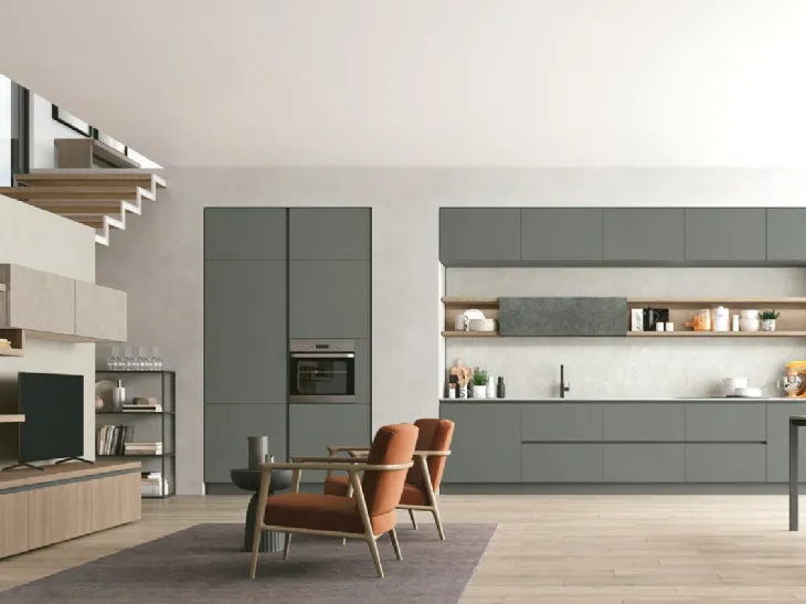 Cucina Moderna lineare Young 05 di Stosa