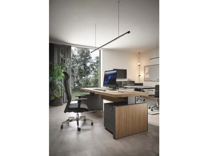 Poltrona Direzionale Montreal in tessuto di Cinquanta3